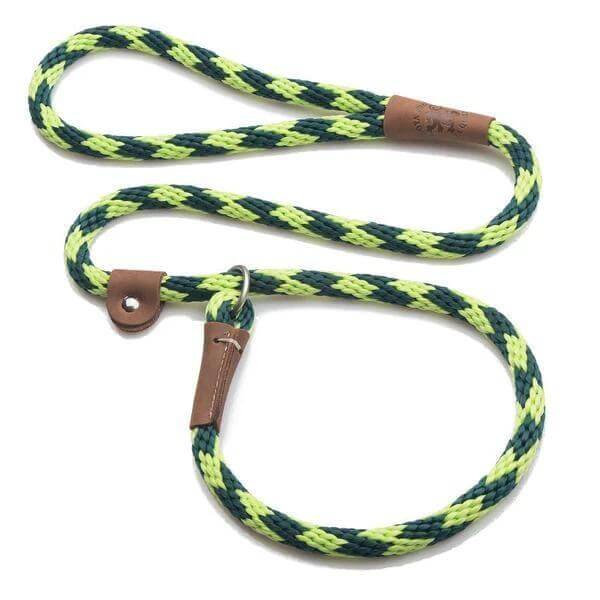 Mendota Rope Dog Slip Lead Half Inch Thick For Large Dogs In Assorted Colours Ideal For Training And Everyday Use by Mendota