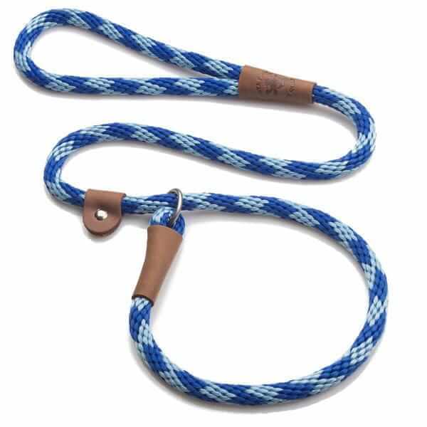 Mendota Rope Dog Slip Lead Half Inch Thick For Large Dogs In Assorted Colours Ideal For Training And Everyday Use by Mendota