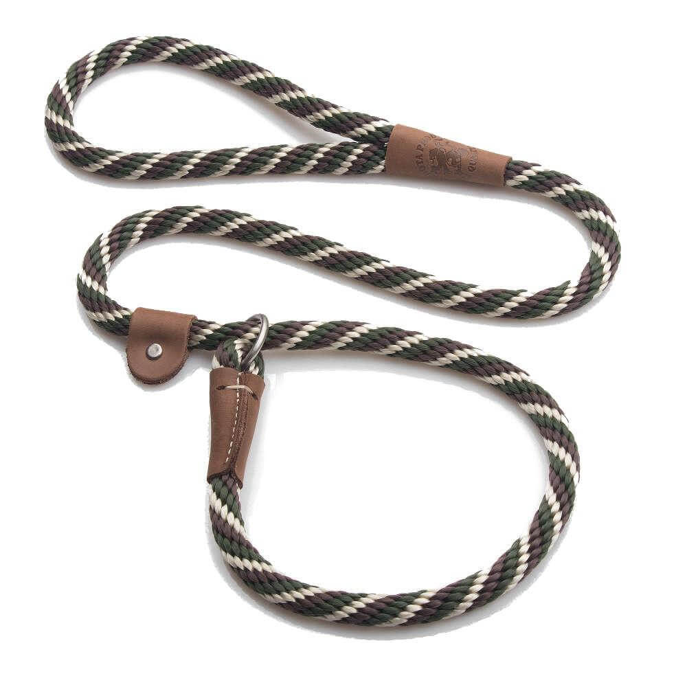 Mendota Rope Dog Slip Lead Half Inch Thick For Large Dogs In Assorted Colours Ideal For Training And Everyday Use by Mendota