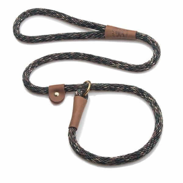 Mendota Rope Dog Slip Lead Half Inch Thick For Large Dogs In Assorted Colours Ideal For Training And Everyday Use by Mendota