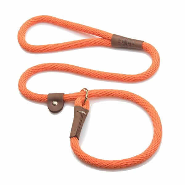 Mendota Rope Dog Slip Lead Half Inch Thick For Large Dogs In Assorted Colours Ideal For Training And Everyday Use by Mendota