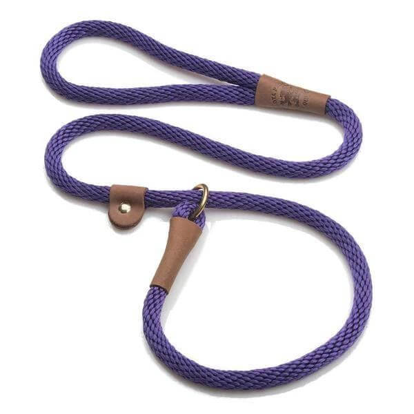 Mendota Rope Dog Slip Lead Half Inch Thick For Large Dogs In Assorted Colours Ideal For Training And Everyday Use by Mendota