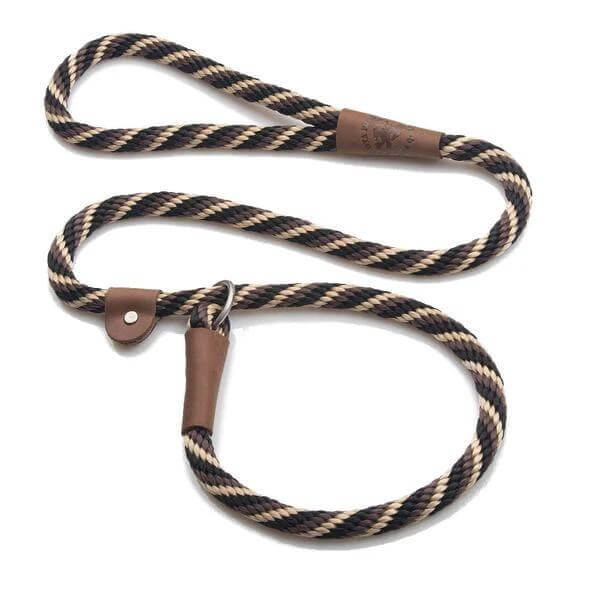Mendota Rope Dog Slip Lead for Small Dogs Three Eighths Inch Wide in Range of Colors for Training and Daily Walks by Mendota