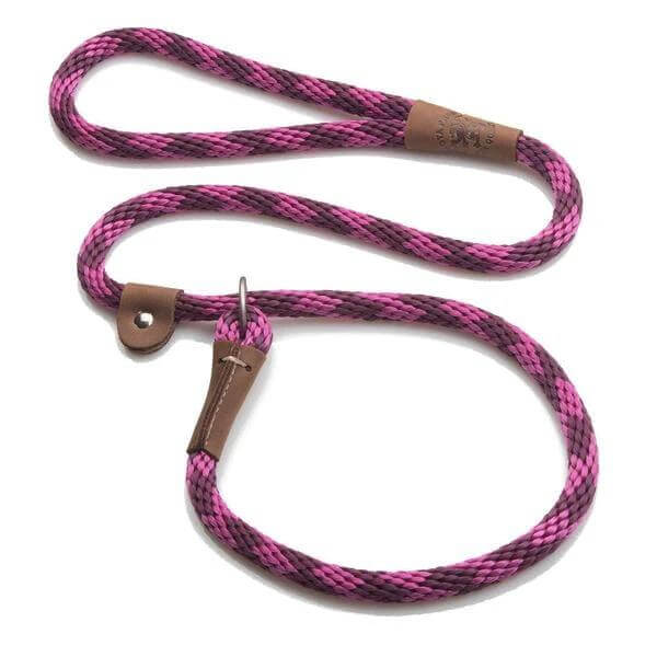 Mendota Rope Dog Slip Lead for Small Dogs Three Eighths Inch Wide in Range of Colors for Training and Daily Walks by Mendota