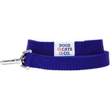 Dogs And Cats Co Classic Chic Solid Dog Leash 4 Feet by Blueberry Pet