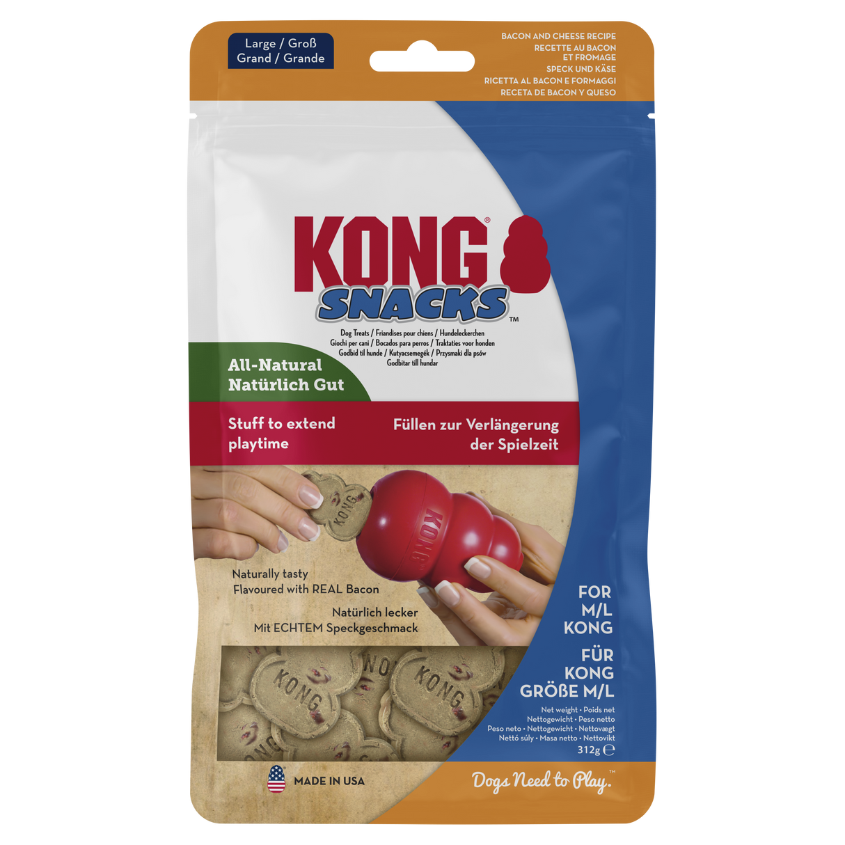 KONG Snacks Bacon & Cheese by KONG