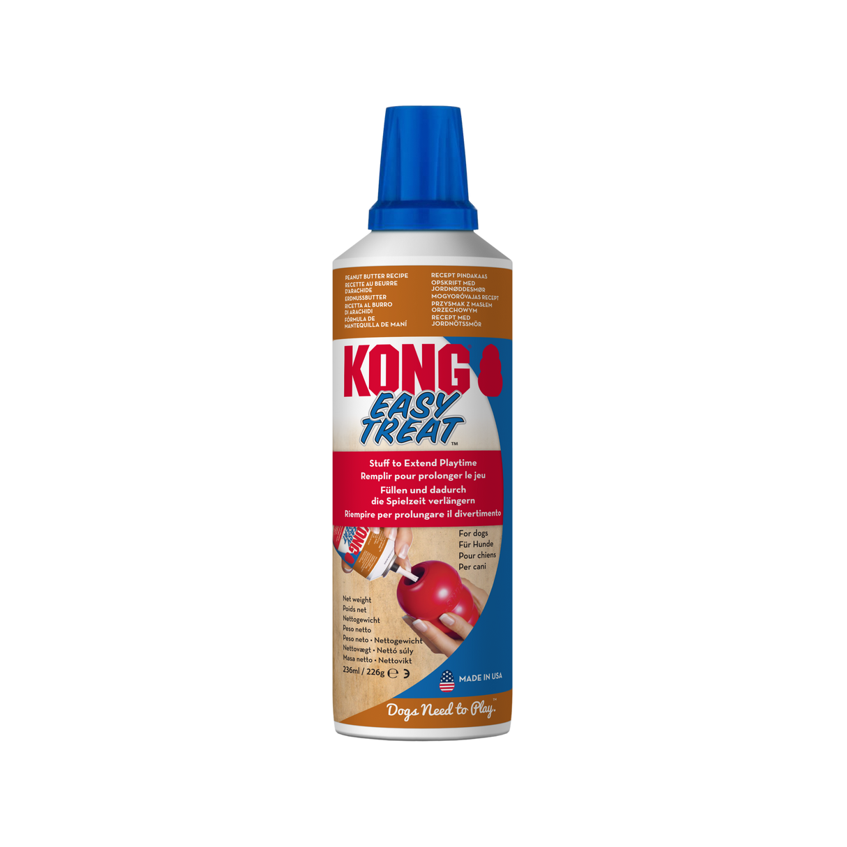 KONG Easy Treat Peanut Butter by KONG