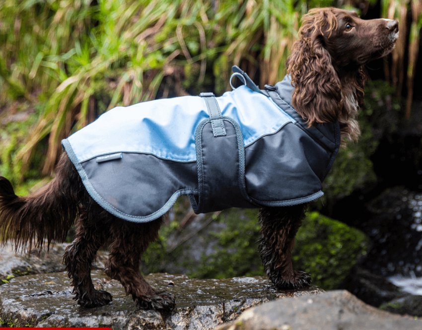 Henry Wag Waterproof Dog Coat With Breathable Outer Layer Fleece Lining And Fibre Filled Insulation Chest Panel