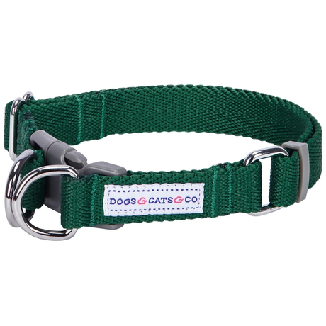 Dogs And Cats Co Double D-Ring Dog Collar -Must-Have For All Dogs by Blueberry Pet