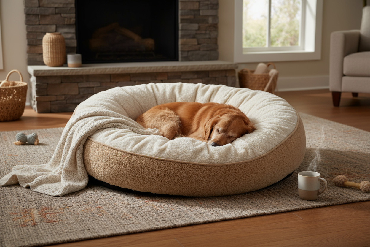 cozy dog bed