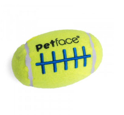 Squeaky Rugby Tennis Ball Dog Toy-Leadingdog
