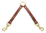 Mendota Leather Dog Couplers for two dogs by Mendota