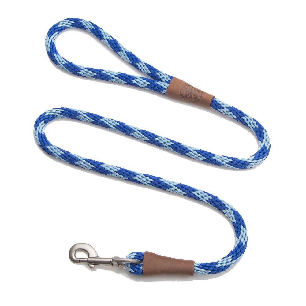 Mendota Rope Dog Clip Lead 1/2" thick for larger breed dogs - Range of colours-Leadingdog