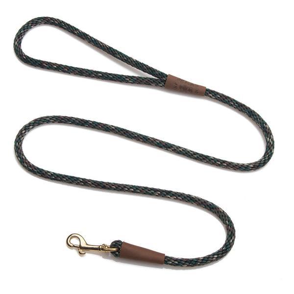 Mendota Rope Dog Clip Lead 1/2" thick for larger breed dogs - Range of colours-Leadingdog