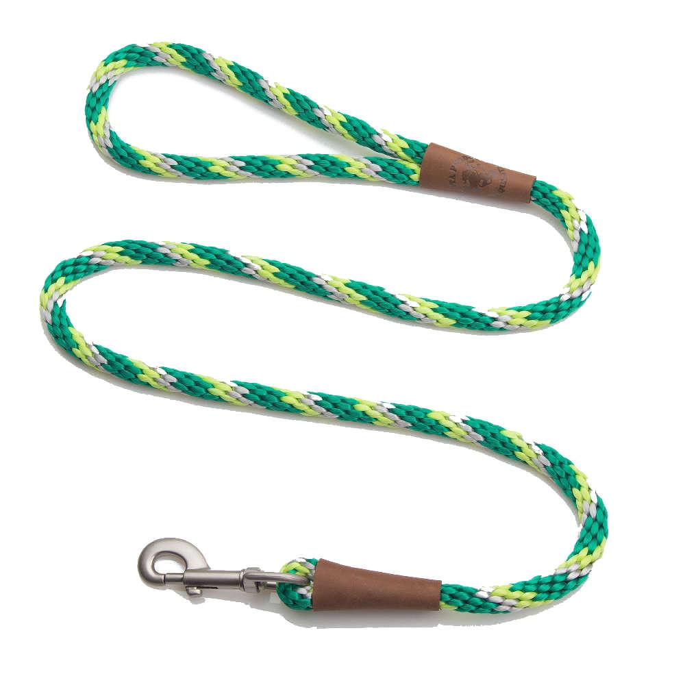 Mendota Rope Dog Clip Lead 1/2" thick for larger breed dogs - Range of colours-Leadingdog