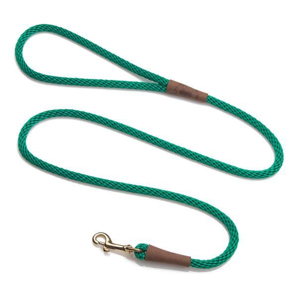 Mendota Rope Dog Clip Lead 1/2" thick for larger breed dogs - Range of colours-Leadingdog