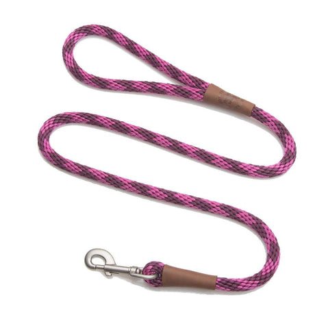 Mendota Rope Clip Lead for smaller breed dogs / puppies- Range of colours-Leadingdog