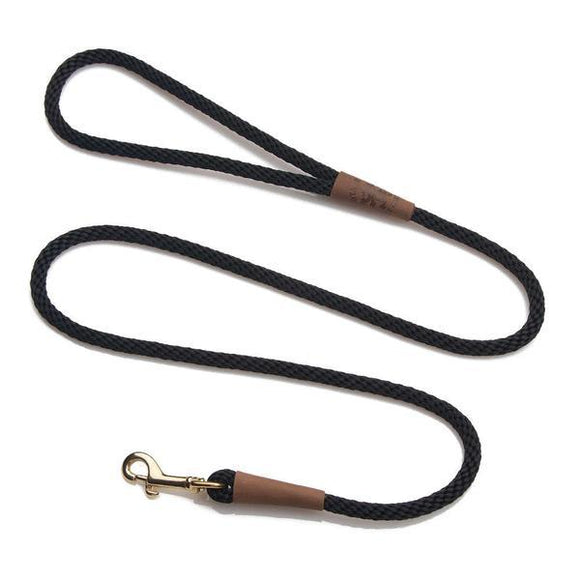 Mendota Rope Clip Lead for smaller breed dogs / puppies- Range of colours-Leadingdog