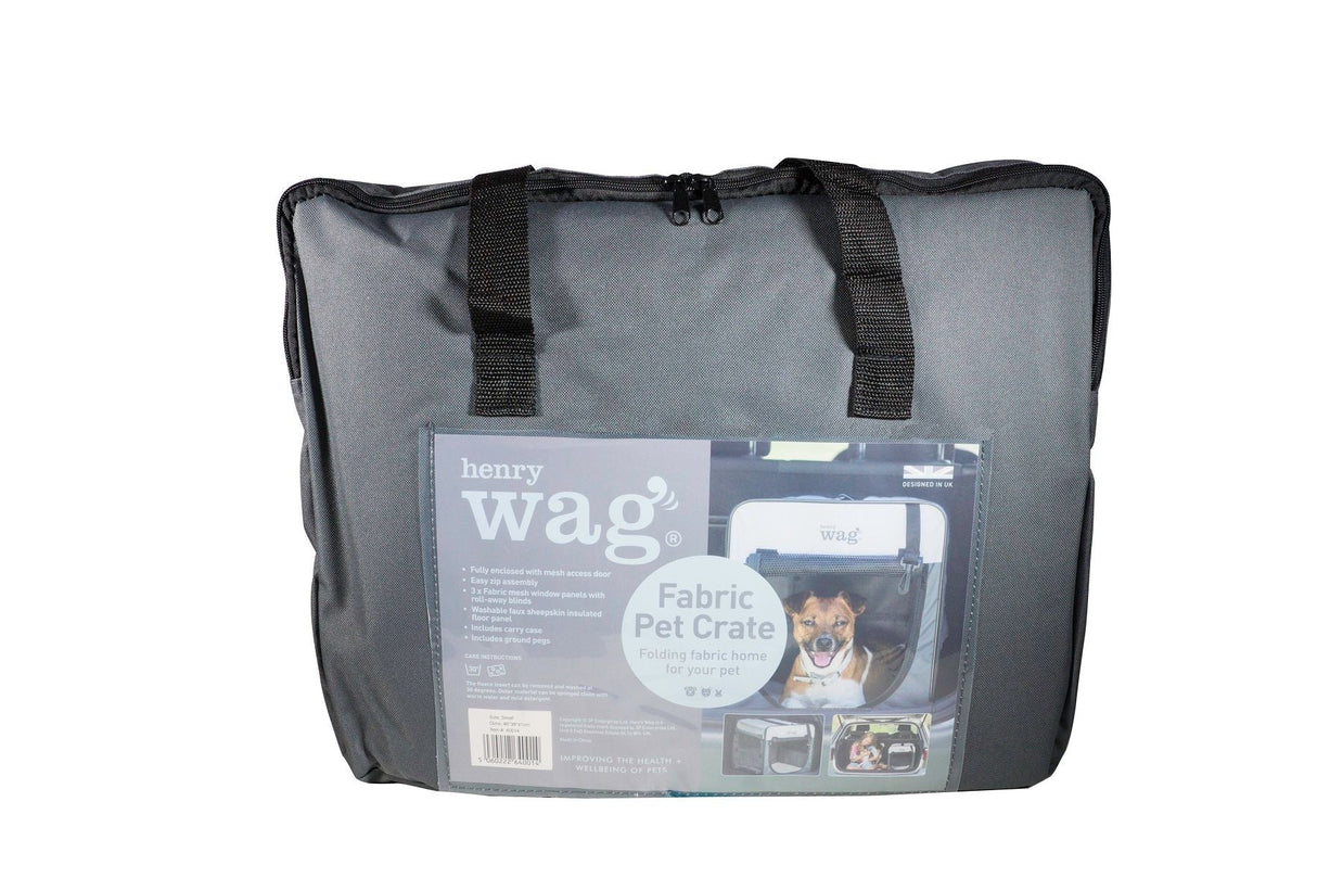 Henry Wag Folding Fabric Dog Travel Crate-Leadingdog