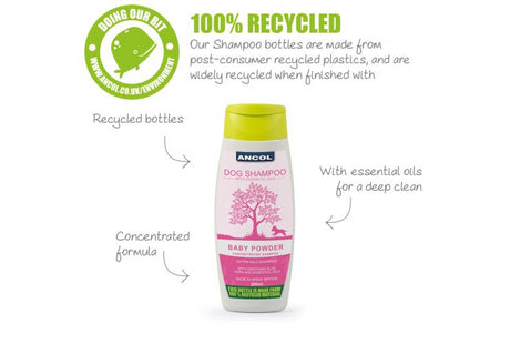 Ancol Dog Shampoo -  Gorgeous Baby Powder Scent-Leadingdog