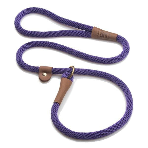 Mendota Rope Dog Slip Lead 1/2" thick for larger dogs -  Range of colours-Leadingdog